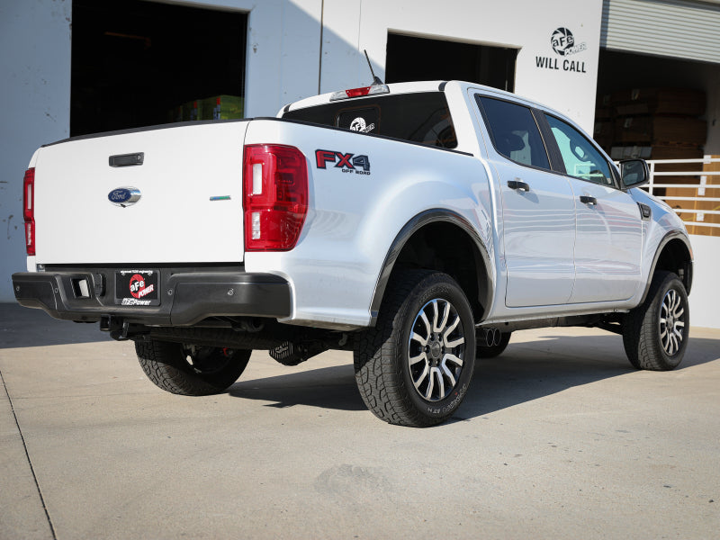 aFe Rebel Series 3in 304 SS Cat-Back Exhaust Side Exit w/ Black Tips 19 Ford Ranger L4-2.3L (t) - 49-33111-B