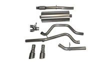 Load image into Gallery viewer, Corsa 14-19 GMC Sierra/Chevy Silv 1500 Crew Cab/Std. Bed 5.3L V8 Polished Sport Dual Rear CB Exhaust - 14870