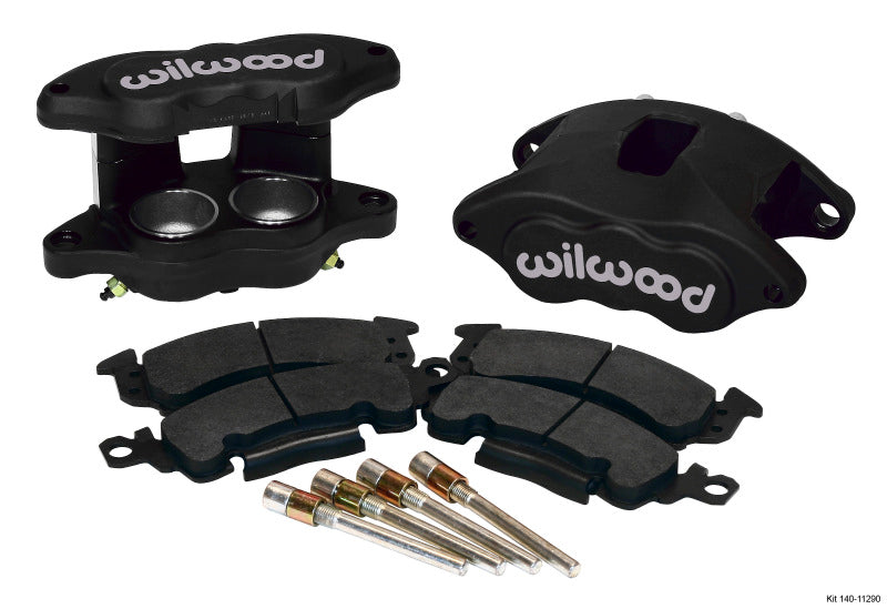 Wilwood D52 Front Caliper Kit - Type III Ano 2.00 / 2.00in Piston 1.28in Rotor - 140-11290