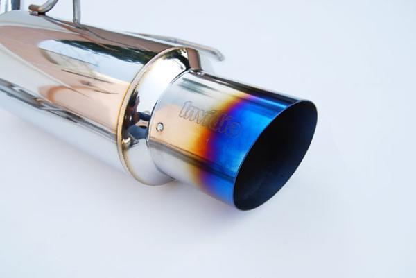 Invidia 92-99 Honda Civic EX/SI Models Only Coupe 60mm (101mm tip) Titanium Tip Cat-Back Exhaust - HS92HC2GTT