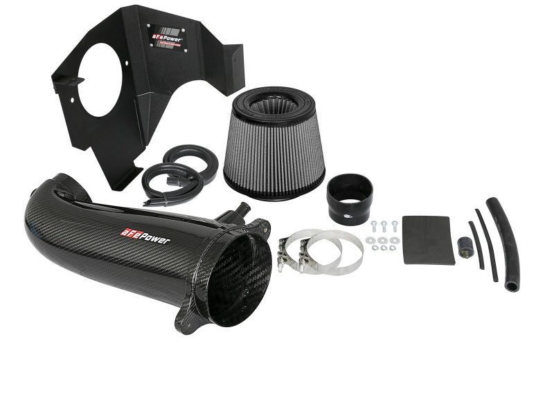 aFe POWER Magnum FORCE Carbon Fiber Stage 2 Track Series Pro Dry S CAIS - 11-18 Dodge Challenger V8 - 51-12162-C