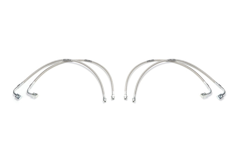 Fabtech 07-18 Jeep JK 4WD Front & Rear Extended Brake Line Kit - FTS94061