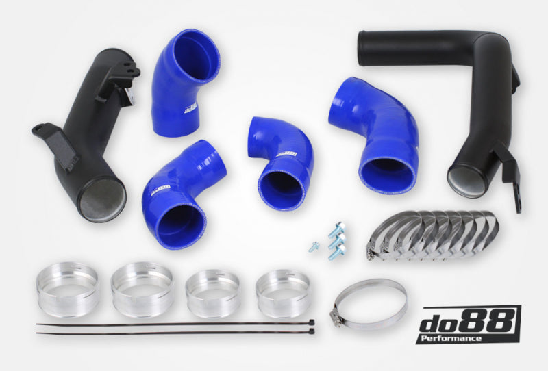 do88 Volvo S60 V60 XC60 V90 S90 XC90 SPA Pressure Pipes Diesel OEM Intercooler Blue Hoses - TR-260-D-OEM-B