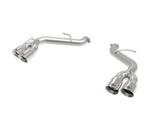 Load image into Gallery viewer, aFe POWER MACH Force-Xp 3in Axle-Back Exhaust 16-20 Chevy Camaro SS V8 6.2L w/o Mufflers - Polished - 49-44119NM-P