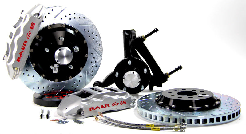 Baer Brakes 94-96 Chevrolet Impala 14in Extreme+ Front Brake Kit-Silver- - 4301087S