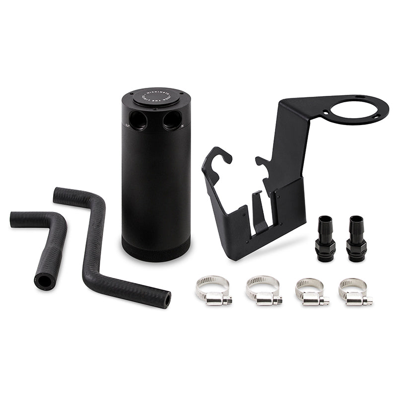 Mishimoto 03-06 Nissan 350Z / 04-07 Infiniti G35 VQ35DE PCV-Side Direct Fit Baffled Catch Can Kit - MMBCC-350Z-03PBE