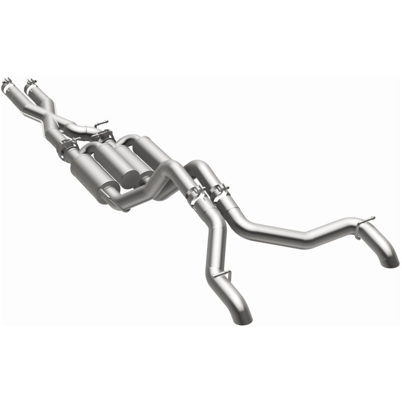 MagnaFlow Cat-Back 2021 Jeep Wrangler 6.4L Rock Crawler Series Dual Exit Stainless Exhaust - 19582