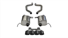 Load image into Gallery viewer, Corsa 17-19 Chevy Corvette Z06 2.75in Axle Back Exhaust Black Dual Rear Exit Quad 4.5in Tip (Sport) - 14768BLK