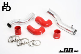 do88 Volvo 7/940 Turbo Top Connection Pipe Kit Red Hoses standard Throttle Body - TR-740-R-63