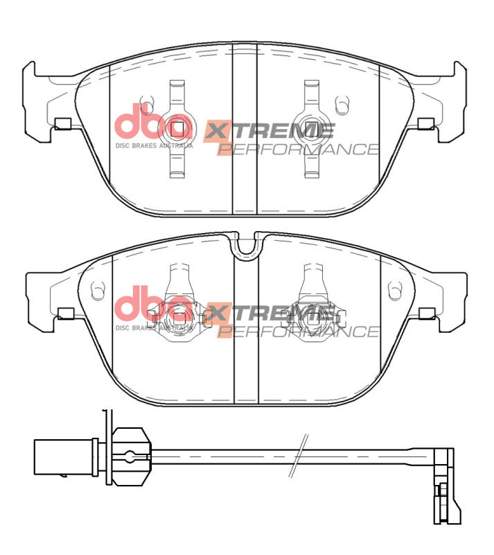 DBA 16-18 Audi A8 (w/380mm Front Rotor) 4.0L Front XP Performance Brake Pads - DB15099XP