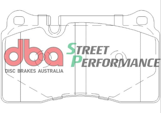 DBA 09-13 Chevy Corvette ZR-1 SP500 Rear Brake Pads - DB2228SP
