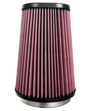 Load image into Gallery viewer, K&amp;N Universal Round Clamp-On Air Filter 4-1/2in FLG, 5-7/8in B, 3-1/4in X 4-1/2in T, 8in H - RU-1021