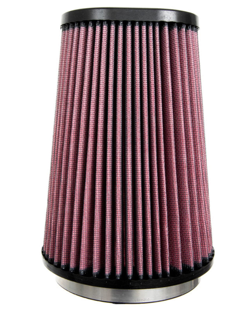 K&N Universal Round Clamp-On Air Filter 4-1/2in FLG, 5-7/8in B, 3-1/4in X 4-1/2in T, 8in H - RU-1021