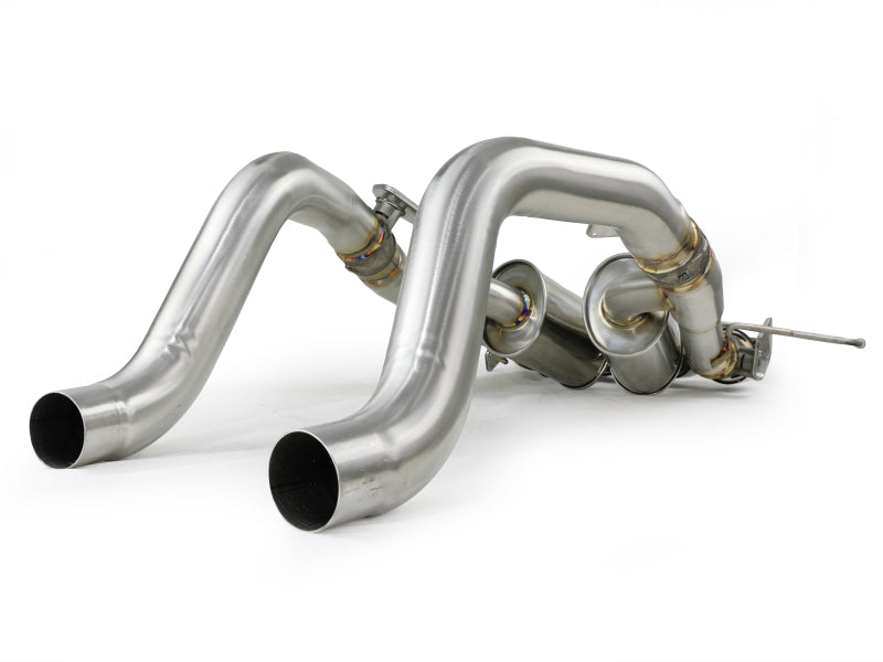 aFe MACH Force-Xp Axle-Back Exhaust System w/ Carbon Fiber Tips Chevrolet Corvette (C7) 14-19 6.2L - 49-34056-1C
