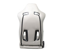 Load image into Gallery viewer, NRG Reclinable Sport Seats (Pair) The Arrow Grey Vinyl w/ Pressed NRG logo w/ Grey Stitch - RSC-810GY L/R