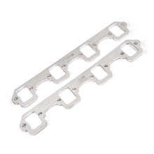Load image into Gallery viewer, Stainless Works SBF Rectangular Shaped Port Header 304SS Exhaust Flanges 1-7/8in Primaries (2in BP) - HFSBF2188