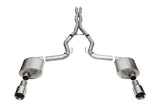 Corsa 24+ Ford MustangGT Sport Cat-Back Exhaust Sys. 3.0in Dual Rear Exit w/4.5in Straight Cut Tips - 21255
