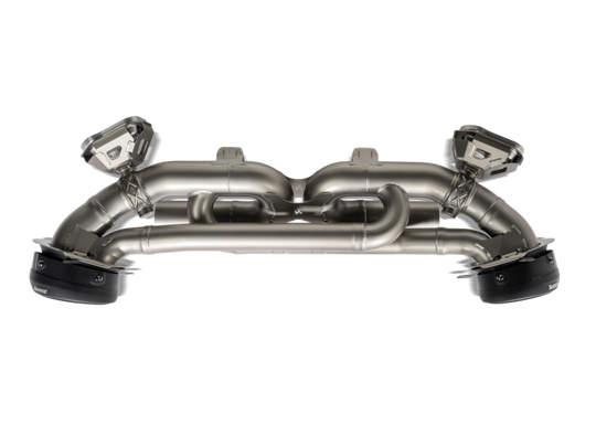 Akrapovic Porsche 911 Carrera /S/4/4S/GTS/Cabriolet/Targa/Dakar (992) Slip-On Line Titanium Exhaust - S-PO/T/8