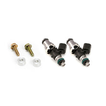 Load image into Gallery viewer, Injector Dynamics ID1050-XDS Fuel Injectors Polaris RZR 14mm Adapter Top w/ Connectors (Set of 2) - 1050.16.01.48.14.2