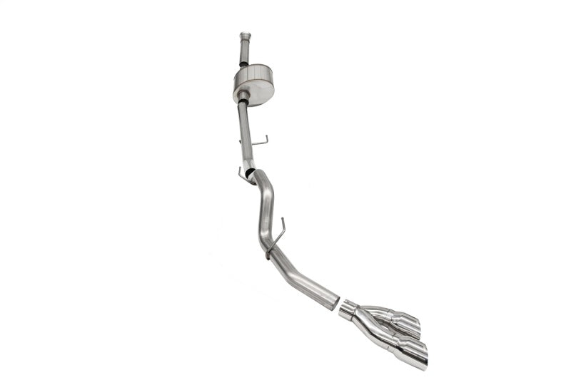 Corsa 2021-2025 Ford F-150 SuperCab/6.5in Bed 5.0L V8 Xtreme Cat-Back Single Side Exit-Polished - 21148