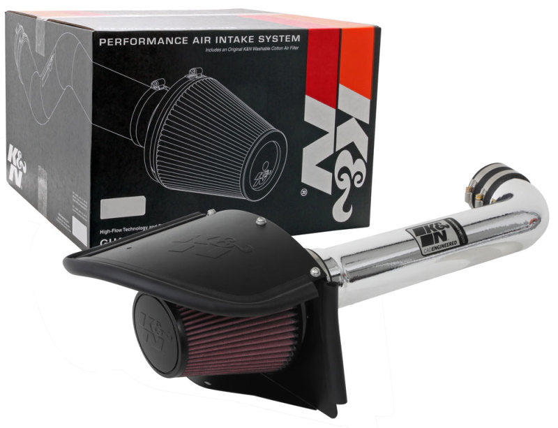 K&N 12-18 Jeep Wrangler V6-3.6L High Flow Performance Intake Kit (12-15 CARB Approved) - 77-1566KP