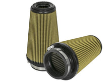 Load image into Gallery viewer, aFe Magnum FLOW Pro GUARD 7 Replacement Air Filter (Pair) F-3.5 / B-5 / T-3.5 (Inv) / H-8in. - 72-91117-MA