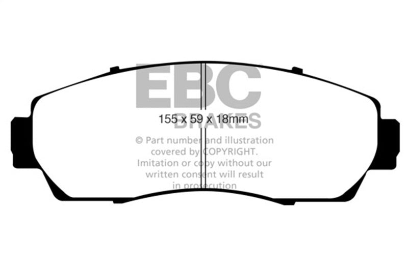 EBC 2018+ Acura RDX 2.0T Extra Duty Front Brake Pads - ED91743