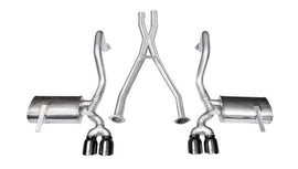 Corsa 1997-2004 Chevrolet Corvette C5 Z06 5.7L V8 Black Xtreme Cat-Back + XO Exhaust - 14114BLK
