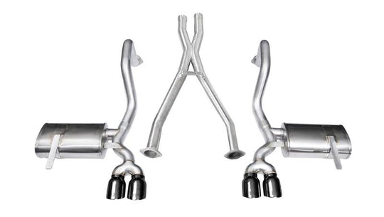 Corsa 1997-2004 Chevrolet Corvette C5 Z06 5.7L V8 Black Xtreme Cat-Back + XO Exhaust - 14114BLK