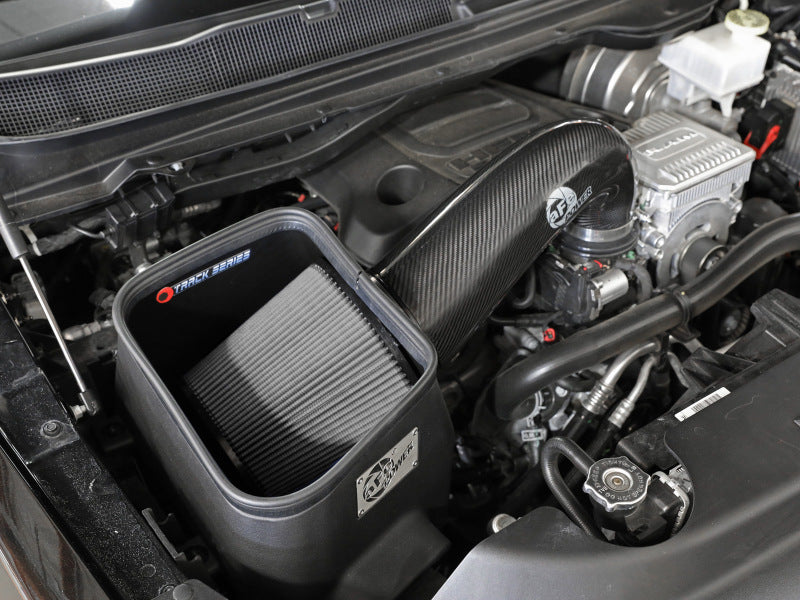 aFe 19-20 Dodge RAM 1500 5.7L Track Series Carbon Fiber Cold Air Intake System w/Pro DRY S Filter - 57-10011D