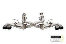 Load image into Gallery viewer, Corsa 2020-25 Corvette C8 3in Valved Cat-Back 4.5in Blk Quad Tips - Fits Factory Perf Exhaust w/ AFM - 21100BLK