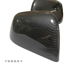 Load image into Gallery viewer, ABS Mirror Covers for Model 3/Y | 4 Finishes | 3M Tape | Scratch Protection | 3 Versions