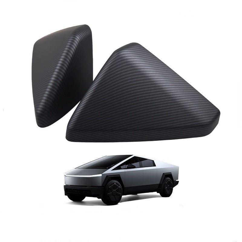ABS Mirror Covers for Cybertruck | Carbon Fiber Pattern | 2 Finishes | TESERY