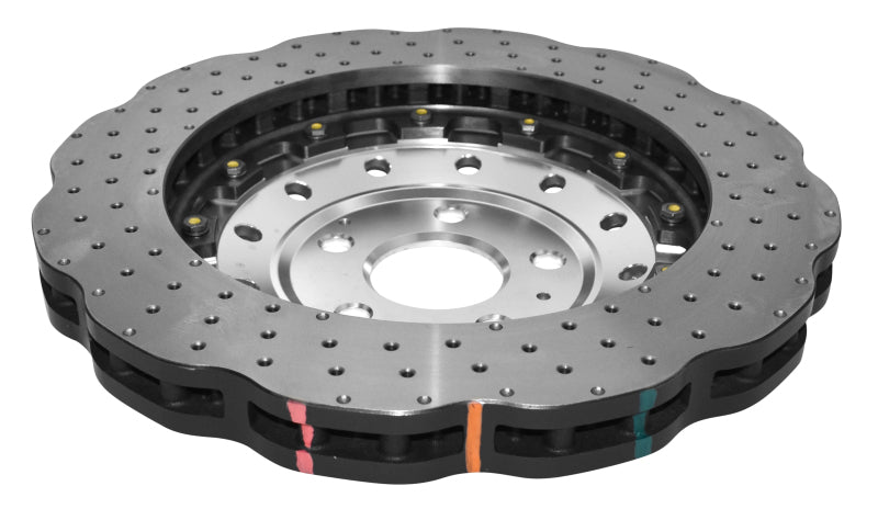 DBA 2015+ Audi RS-3 5000 Series Drilled Front Brake Rotor - DBA52844SLVXD