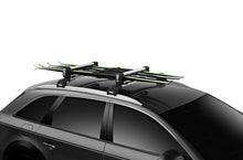 Load image into Gallery viewer, Thule SnowPack M Ski/Snowboard Rack (Up to 4 Pair Skis/2 Snowboards) - Black/Silver - 732401