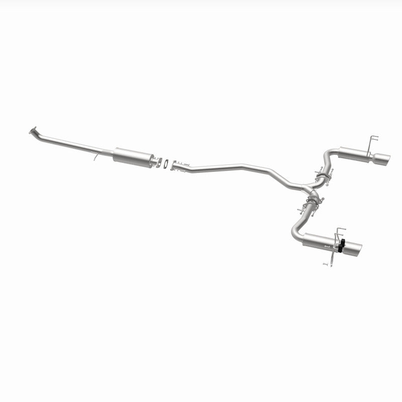 MagnaFlow 16-18 Honda Civic L4 2.0L Street Series Cat-Back Exhaust w/ Polished Tips - 19313