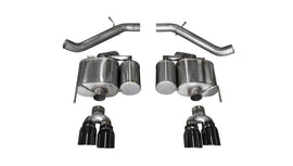 Corsa 2016-2019 Cadillac ATS-V 3.6T 4in Black Sport Axle-Back Exhaust - 14478BLK