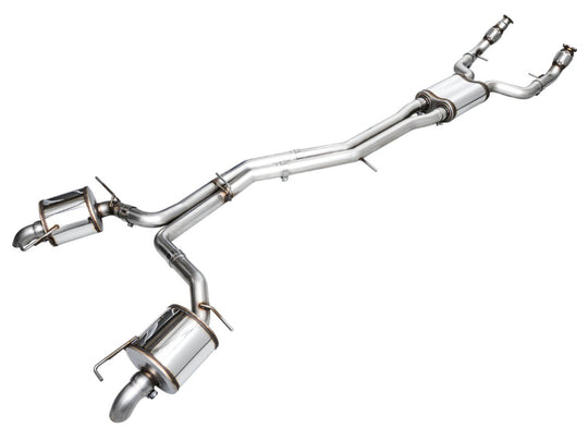 AWE Tuning Audi 2019-2023 C8 A6/A7 3.0T Touring Edition Cat-Back Exhaust- Turn Downs - 3015-31003