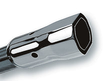 Load image into Gallery viewer, Borla 2.25in Inlet 3.38in x 3.0in Square Angle Cut Phantom x 6.5in Long Universal Exhaust Tips - 20252