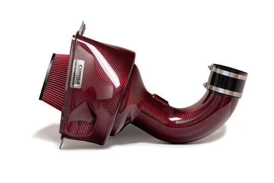 Corsa 2014-19 Chevy Corvette 6.2L (Non Z06) Closed Box Air Intake w/ DryTech Filter-Carbon Fib - 44001D-R