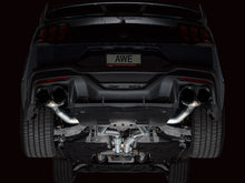 Load image into Gallery viewer, AWE 2024 Ford Mustang Dark Horse S650 RWD Track Edition Cat-Back Exhaust w/ Quad Diamond Black Tips - 3020-43375