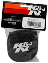 Load image into Gallery viewer, K&amp;N Black Drycharger Rectangle Straight Air Filter Wrap - Black - RE-5286DK
