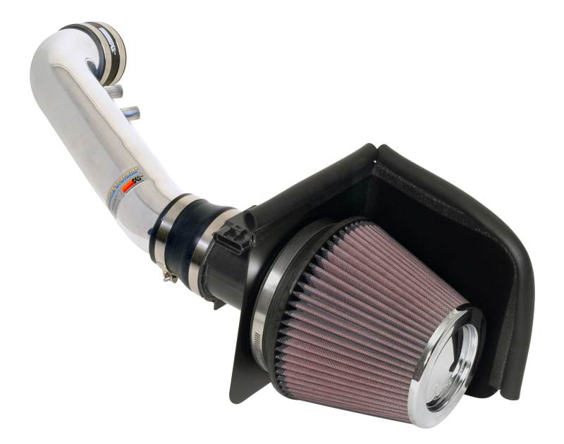 K&N 01-04 Ford Mustang GT 4.6L Polished Typhoon Short Ram Intake - 69-3521TP