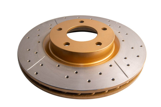 DBA 04-13 Mazda 3 2.3L/2.5L Front Drilled & Slotted Street Series Rotor - DBA2956X