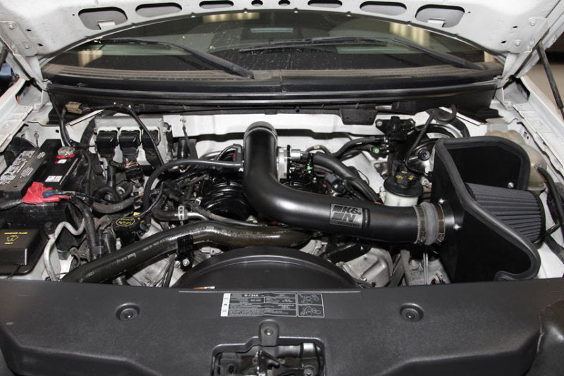 K&N 04-08 Ford F150 V8-5.4L/04-07 Ford Lobo 5.4L V8 Blackhawk Perf Intake Kit - 71-2556