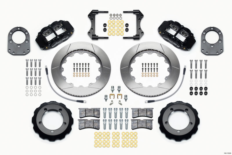 Wilwood Narrow Superlite 4R Front Hat Kit 14.00in 66-75 Ford Bronco Dana 30/44 w/Lines - 140-13329