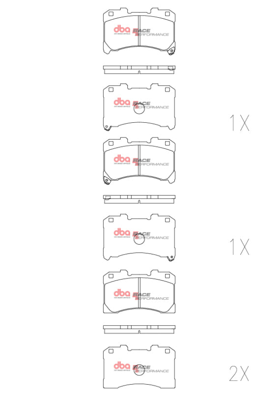 DBA 2022+ Toyota GR Corolla RP Performance Front Brake Pads - DB15147RP