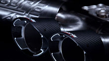 Load image into Gallery viewer, Borla 2020 Chevrolet Corvette C8 6.2L ATAK 3in Exhaust System Dual Round Angle Cut Carbon Fiber Tips - 140839CF