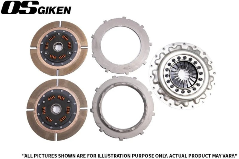 OS Giken Mitsubishi CP9A Lancer Evo 4-9 Twin Plate Clutch Overhaul Kit B - MT031-BC30B