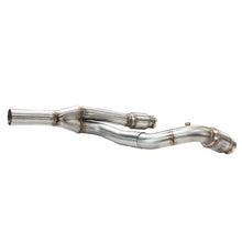 Load image into Gallery viewer, Kooks 2007+ Jeep Wrangler JK w/LS Swap 3in Catted SS Y-Pipe Kooks Headers Required - 37103200